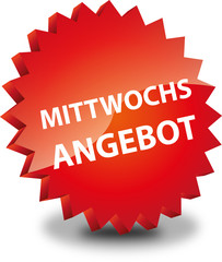 Button Rund Mittwochs Angebot