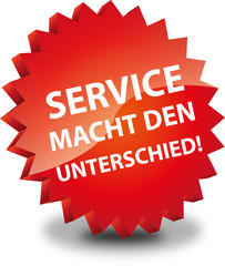 Button Rund Service  macht den unterschied