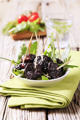Bowl of prunes