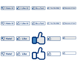 social network buttons