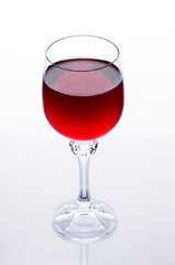 glass of red wine