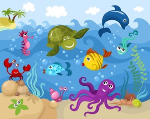Plakat Sea Life
