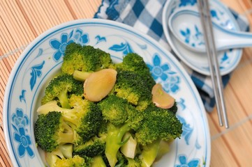 Chinese style broccoli delicacy