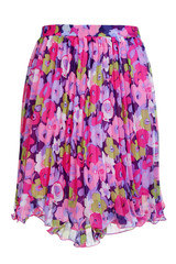 colored women's skirt