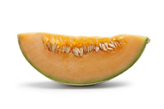 Slice of Cantaloupe melon
