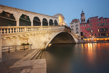 Naklejka na ściany i meble Most Rialto - Wenecja