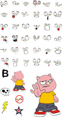 pig  kid cartoon set6