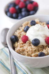Healthy breakfast - shallow dof