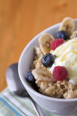 Healthy breakfast - shallow dof