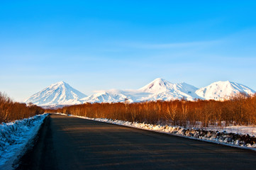 snow road
