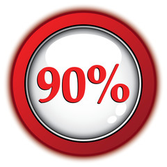 90 PERCENT ICON
