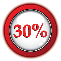 30 PERCENT ICON