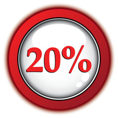 20 PERCENT ICON