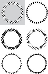 6 Circular border designs