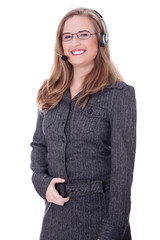 Call center woman