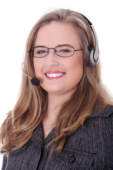 Call center woman