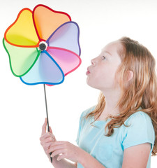 girl with spinner