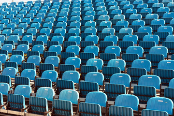 Naklejka premium Stadium chairs