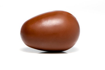 chocolate egg, isolated