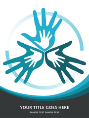 Family support and love design.