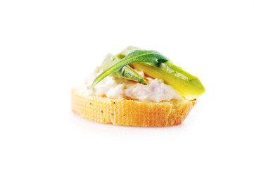 sandwich of toasted bread