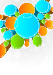 Abstract background with circles