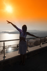 Fototapeta premium Admiring the sunset