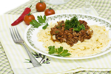 Паста с соусом Болоньез