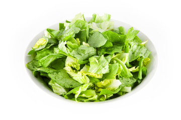 bowl of lettuce