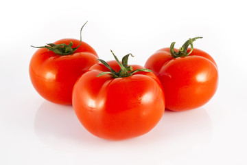 three tomatoes
