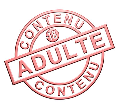 "Contenu Adulte" rose