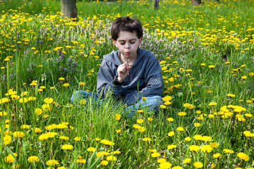 giocare con i fiori