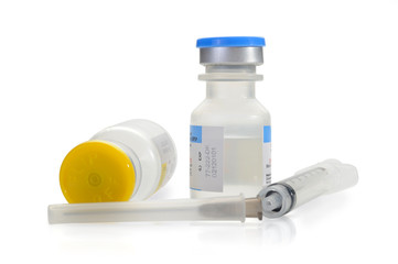 Syringe and vial