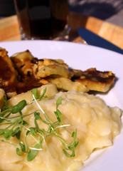 Geröstete Maultaschen