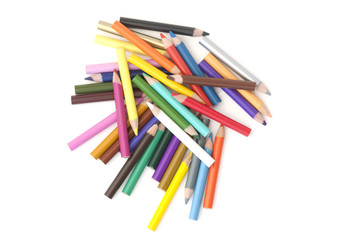 selection of coloured pencils