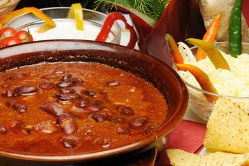 zuppa di fagioli alla messicana