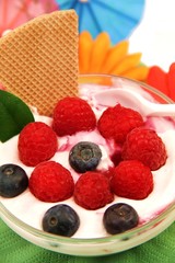 Himbeerdessert