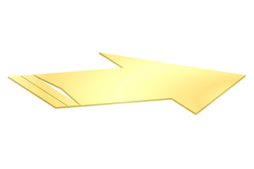 gold arrow