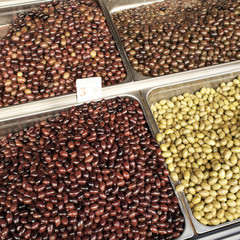 variety of olives at the central market