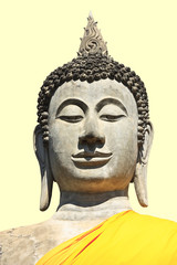 buddha image in thai temple.