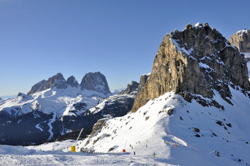 sas pordoi and sasslungo, dolomites