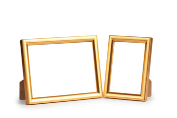 Picture frame isolated on the white background