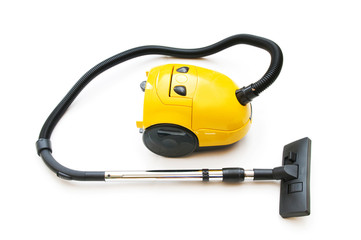 Vacuum cleaner isolated on the white background