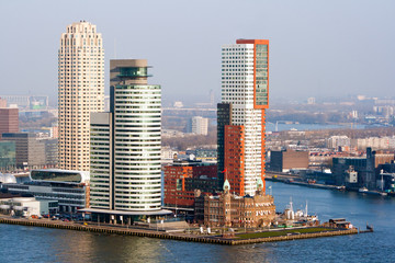 Fototapeta premium Rotterdam skyline