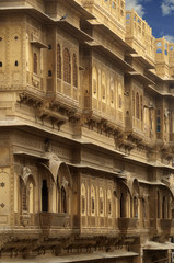 Haveli dans la ville de Jaisalmer - Inde