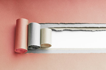 Torn paper with space for your message