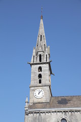 Obraz premium fleche de l'eglise de l'ile de batz