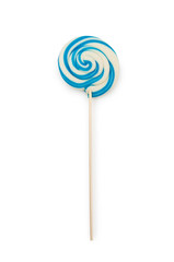 Colorful lollipop isolated on the white