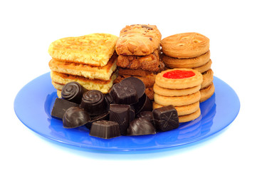Chocolates and cookies