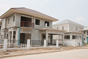 home currently under construction
